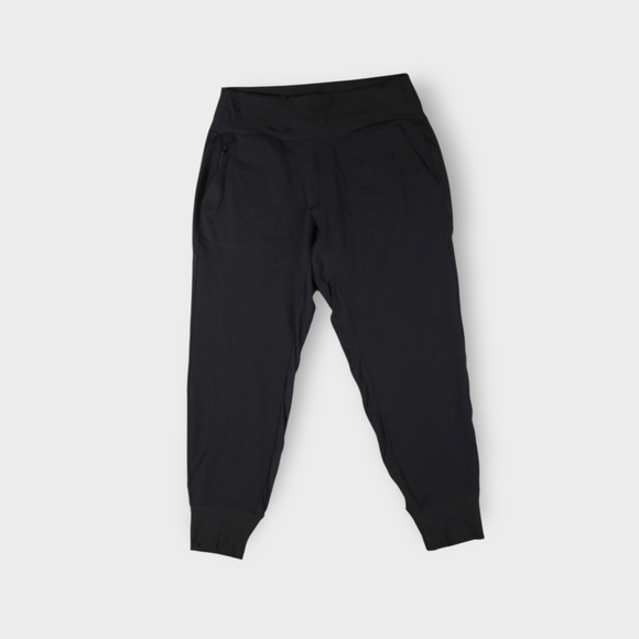 Athleta Vince High Rise Track Jogger in Black Size Large All Way Stretch Cozy - Picture 3 of 11